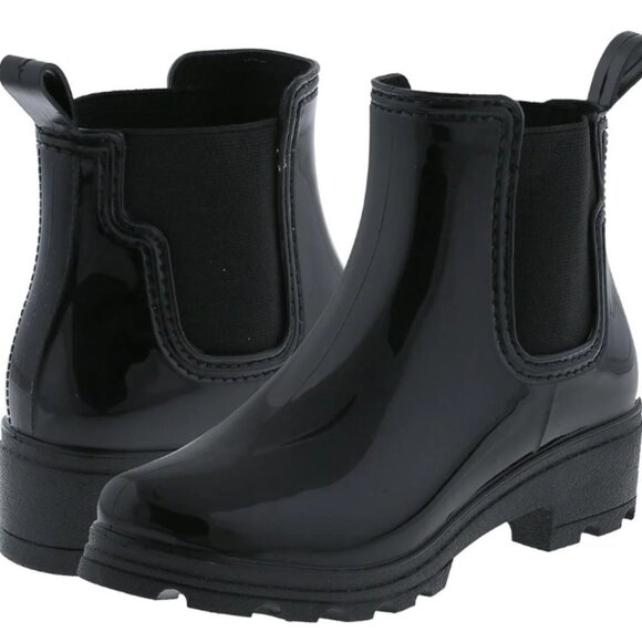 Ladies Jodhpur Rain Boot, Shiny, Capelli of New York,  Size:7 - Picture 2 of 4